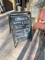 Dining in Finland & Menu Prices