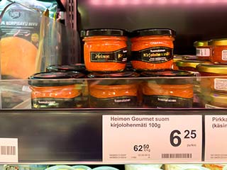 Salmon Caviar Prices in Finland