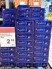 Fazer Chocolate Prices in Finland
