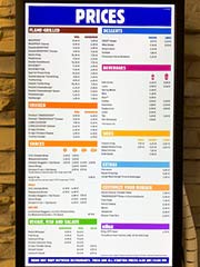 Burger King menu prices Helsinki, Finland